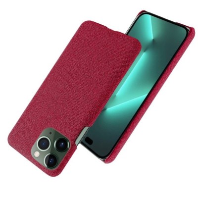 Apple iPhone 14 Pro „Bi-Color“ Splicing sarkans ādas apvalks | Vacins.lv