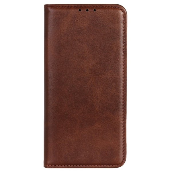 „Split“ atvērams maciņš - tumši brūns (iPhone 14)