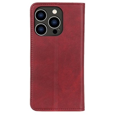 Apple iPhone 14 Pro Max „Split“ sērijas sarkans atvērams maciņš, maks | Vacins.lv