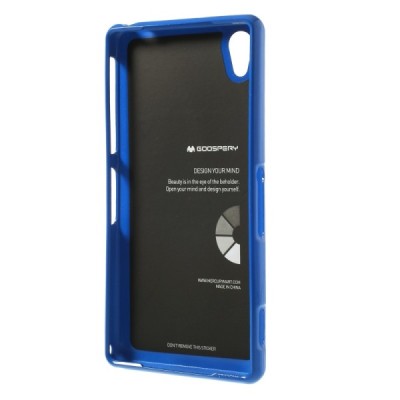 Mercury TPU kieto silikono tamsiai mėlynas Sony Xperia Z2 dėklas - nugarėlė / Priedai.lt