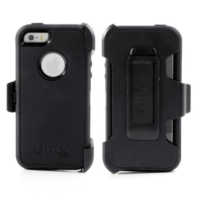 Maksimalios apsaugos hibridinis 4-dalių „OtterBox“ Defender Apple iPhone SE (5, 5s) dėklas / Priedai.lt