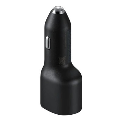 Originalus „Samsung“ Super Fast Charger Duo EP-L4020NBEGEU automobilinis įkroviklis - juodas (25W + 15W) | Priedai.LT