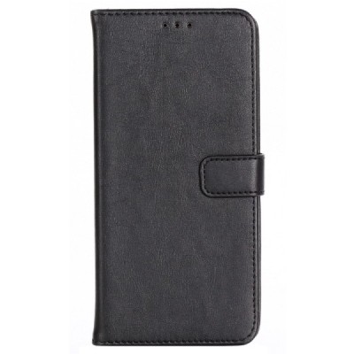 Sony Xperia XZ3 atvēramais ādas melns retro maciņš (maks) | Vacins.lv