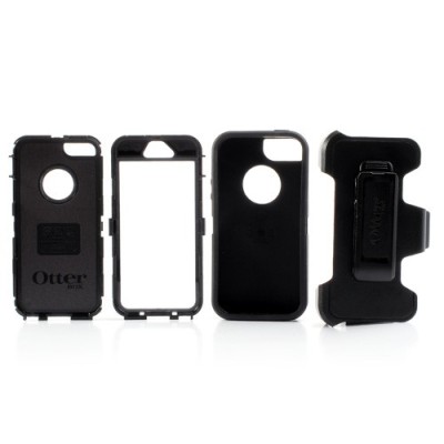 Maksimalios apsaugos hibridinis 4-dalių „OtterBox“ Defender Apple iPhone SE (5, 5s) dėklas / Priedai.lt