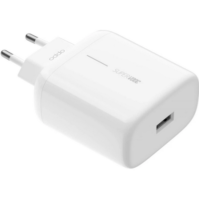 Originalus „Oppo“ SuperVooc Charger (VCA7GACH) sieninis įkroviklis - baltas | Priedai.lt