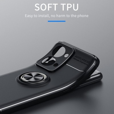OnePlus Nord 2T 5G „FOCUS“ Kickstand cieta silikona (TPU) melns apvalks | vacins.lv