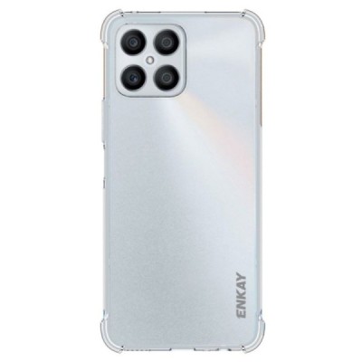 Huawei Honor X8 Enkay pastiprinātas aizsardzības cieta silikona (TPU) dzidrs vāciņš | Vacins.lv