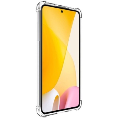 Xiaomi 12 Lite Imak sustiprintos apsaugos kieto silikono TPU skaidrus dėklas - nugarėlė | Priedai.lt
