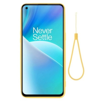 OnePlus Nord 2T 5G „Shell“ cieta silikona (TPU) dzeltens apvalks | vacins.lv