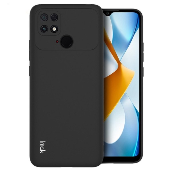 „Imak“ cieta silikona (TPU) apvalks - melns (Poco C40)