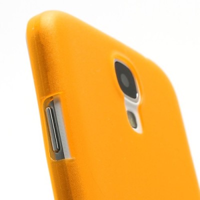 Ploniausias pasaulyje oranžinis Samsung Galaxy S4 i9505 dėklas (nugarėlė) / Priedai.lt