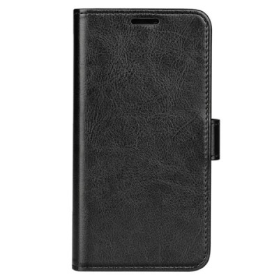 Huawei Honor X7 atverčiamas juodas odinis dėklas - piniginė | Priedai.lt
