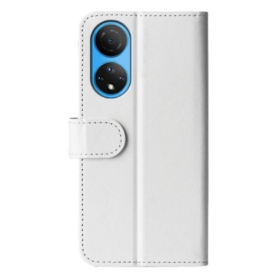 Huawei Honor X7 atverčiamas baltas odinis dėklas - piniginė | Priedai.lt