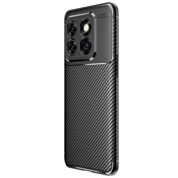 „Fiber“ cieta silikona (TPU) apvalks - melns (OnePlus 10T)