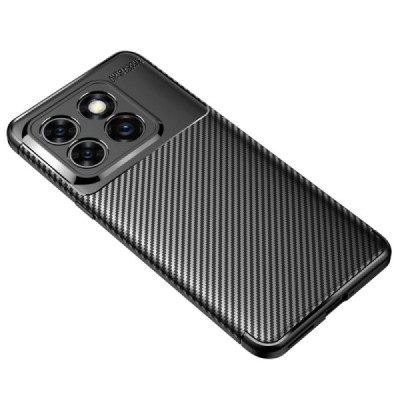 OnePlus 10T „Fiber“ cieta silikona (TPU) melns apvalks | vacins.lv