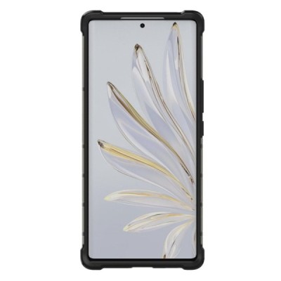 Honeycomb sustiprintos apsaugos Huawei Honor 70 pilkas kieto silikono (TPU) ir plastiko dėklas | Priedai.lt