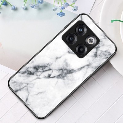OnePlus 10T „Marble“ cieta silikona (TPU) balts apvalks | vacins.lv