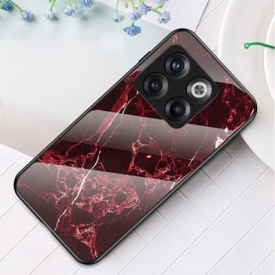 OnePlus 10T „Marble“ cieta silikona (TPU) sarkans apvalks | vacins.lv
