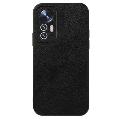 „Deluxe Leather“ Xiaomi 12 Lite juodas odinis dėklas | Priedai.lt