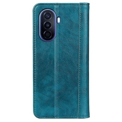 Huawei Nova Y70 zaļš ādas atvērams maciņš ar magnetu | Vacins.lv