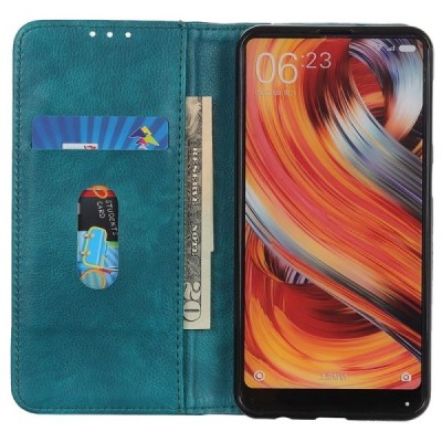 Huawei Nova Y70 zaļš ādas atvērams maciņš ar magnetu | Vacins.lv