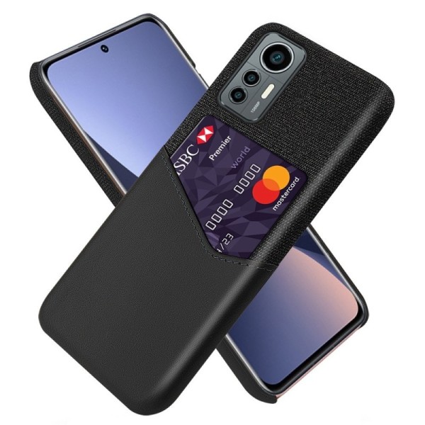 „KSQ“ Shell ādas apvalks - melns (12 Lite)