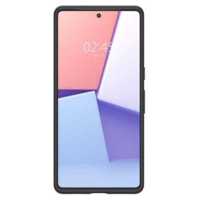 Google Pixel 7 „Spigen“ Liquid Air melns cieta silikona apvalks | vacins.lv