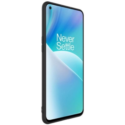 OnePlus Nord 2T 5G „Imak“ cieta silikona (TPU) melns apvalks | vacins.lv