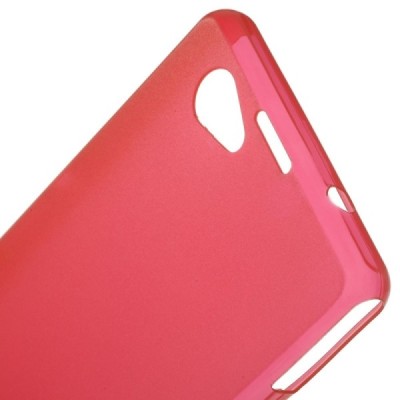 Ploniausias pasaulyje raudonas Sony Xperia Z1 Compact dėklas (nugarėlė) / Priedai.lt