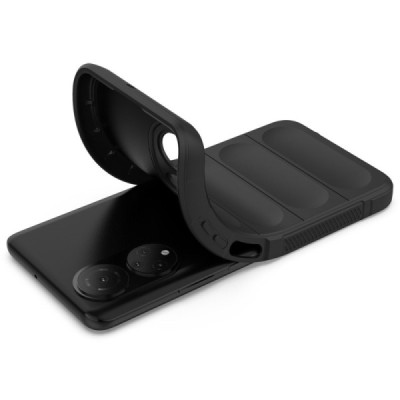 Huawei Honor X7 „Rugged“ kieto silikono TPU juodas dėklas - nugarėlė | Priedai.lt