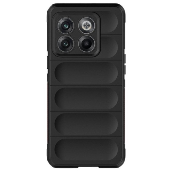 „Rugged“ cieta silikona (TPU) apvalks - melns (OnePlus 10T)