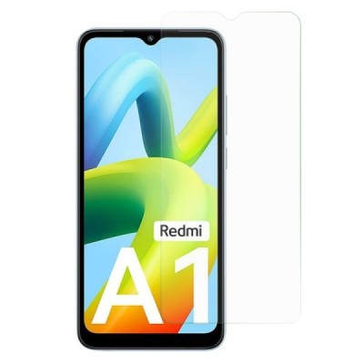 Xiaomi Redmi A1 „Calans“ 9H Tempered Glass sustiprintos apsaugos skaidrus pilnai dengiantis apsauginis ekrano stiklas 0,3 mm | P