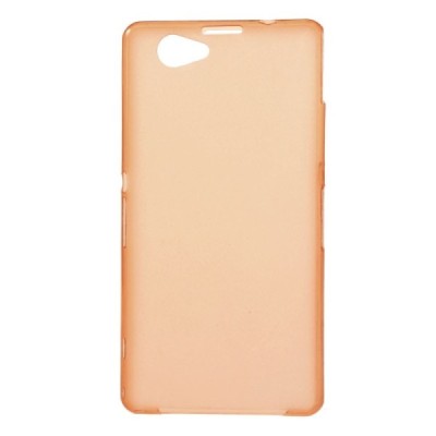 Ploniausias pasaulyje oranžinis Sony Xperia Z1 Compact dėklas (nugarėlė) / Priedai.lt