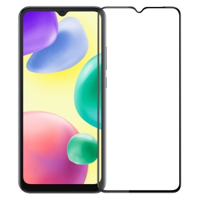 Xiaomi Redmi 10C Mofi Tempered Glass melns ekrāna aizsargstikls | Vacins.lv