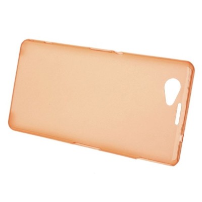 Ploniausias pasaulyje oranžinis Sony Xperia Z1 Compact dėklas (nugarėlė) / Priedai.lt