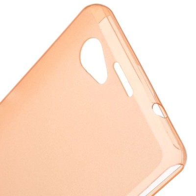 Ploniausias pasaulyje oranžinis Sony Xperia Z1 Compact dėklas (nugarėlė) / Priedai.lt