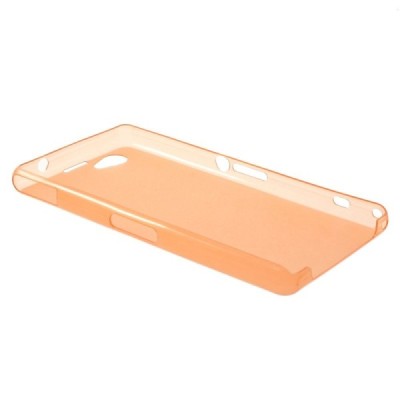 Ploniausias pasaulyje oranžinis Sony Xperia Z1 Compact dėklas (nugarėlė) / Priedai.lt