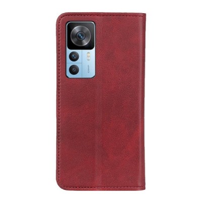 Xiaomi 12T (12T Pro) „Split“ sērijas sarkans atvērams maciņš, maks | Vacins.lv