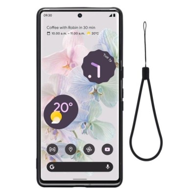 Google Pixel 7 Shell cieta silikona (TPU) apvalks - melns | vacins.lv