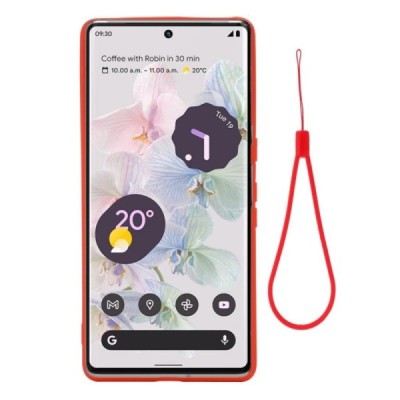 Google Pixel 7 Shell cieta silikona (TPU) apvalks - sarkans | vacins.lv