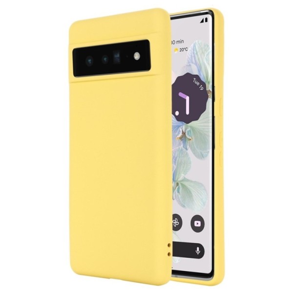 „Shell“ cieta silikona (TPU) apvalks - dzeltens (Pixel 7)