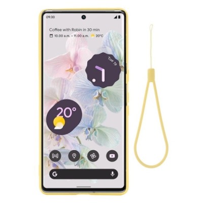 Google Pixel 7 Shell cieta silikona (TPU) apvalks - dzeltens | vacins.lv