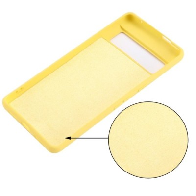 Google Pixel 7 Shell cieta silikona (TPU) apvalks - dzeltens | vacins.lv