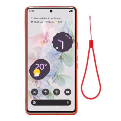 Google Pixel 7 Pro Shell cieta silikona (TPU) apvalks - sarkans | vacins.lv