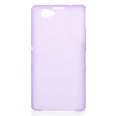 Ploniausias pasaulyje violetinis Sony Xperia Z1 Compact dėklas (nugarėlė) / Priedai.lt