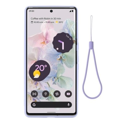 Google Pixel 7 Pro Shell cieta silikona (TPU) apvalks - violets | vacins.lv