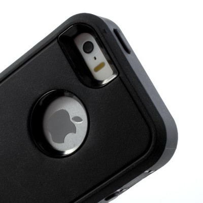 Maksimalios apsaugos hibridinis 4-dalių „OtterBox“ Defender Apple iPhone SE (5, 5s) dėklas / Priedai.lt