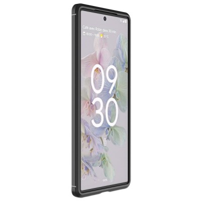 Google Pixel 7 „Carbon“ cieta silikona (TPU) melns vāciņš | Vacins.lv