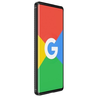 Google Pixel 7 Pro „Carbon“ cieta silikona (TPU) melns vāciņš | Vacins.lv