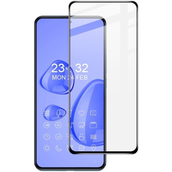 „Imak“ Tempered Glass pilnīgi aizsedzams ekrāna aizsargstikls 0.2 mm - melns (12T / 12T Pro)